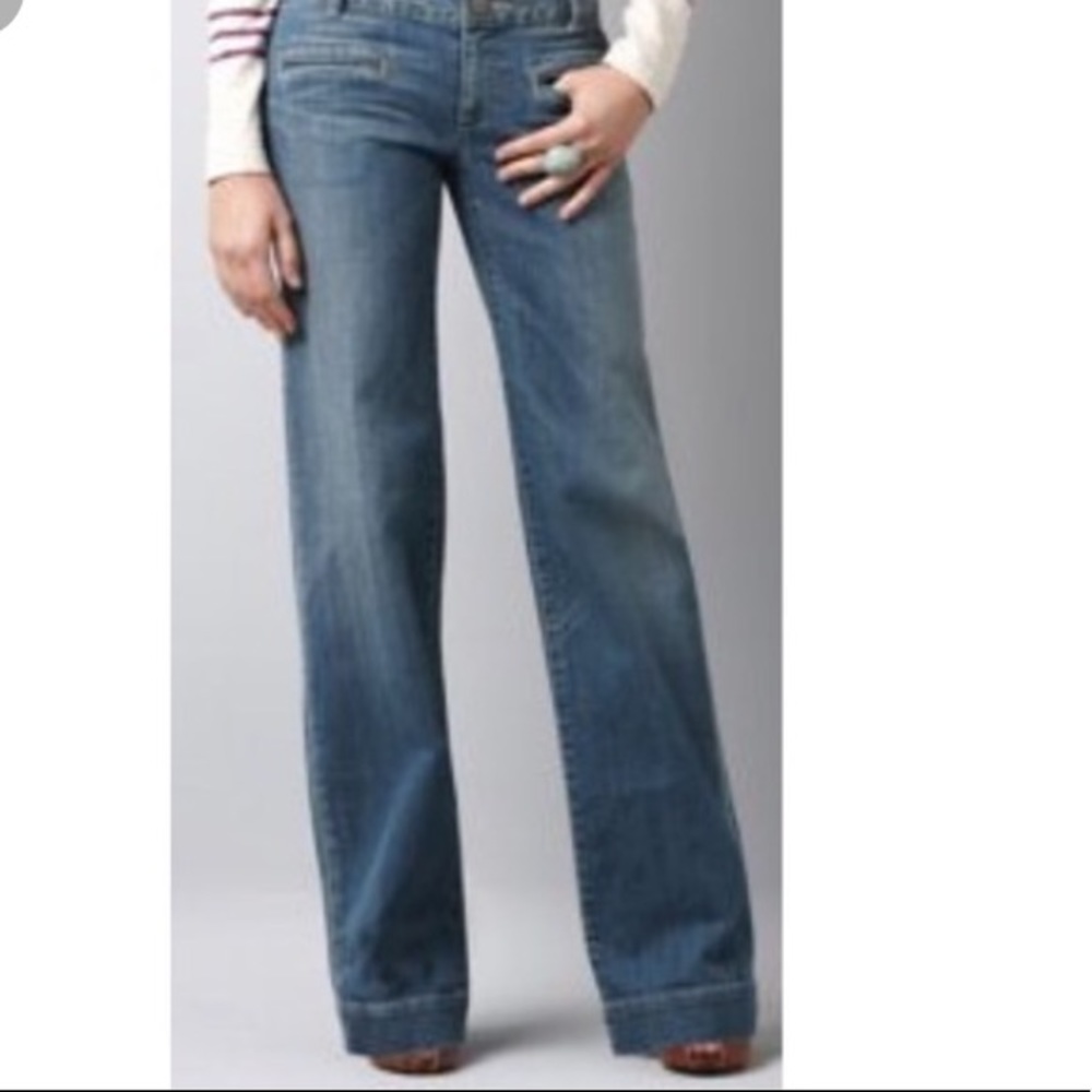 Loft Modern Trouser Patch Pocket Jeans sz 2